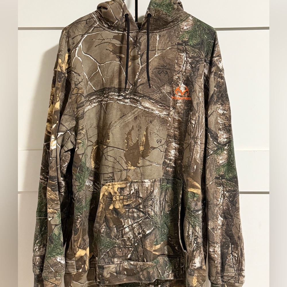 Realtree Green and Brown Camouflage Hoodie